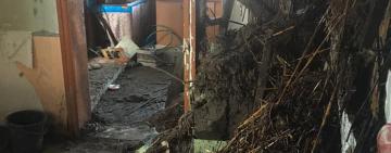 В Вилково ночью горел дом: семья с двумя детьми остались без крыши над головой